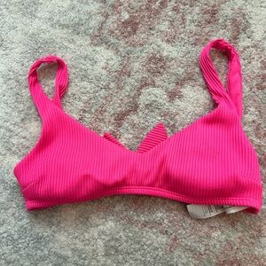 Pink bikini top